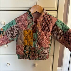 Zara Quilted Patchwork Jacket